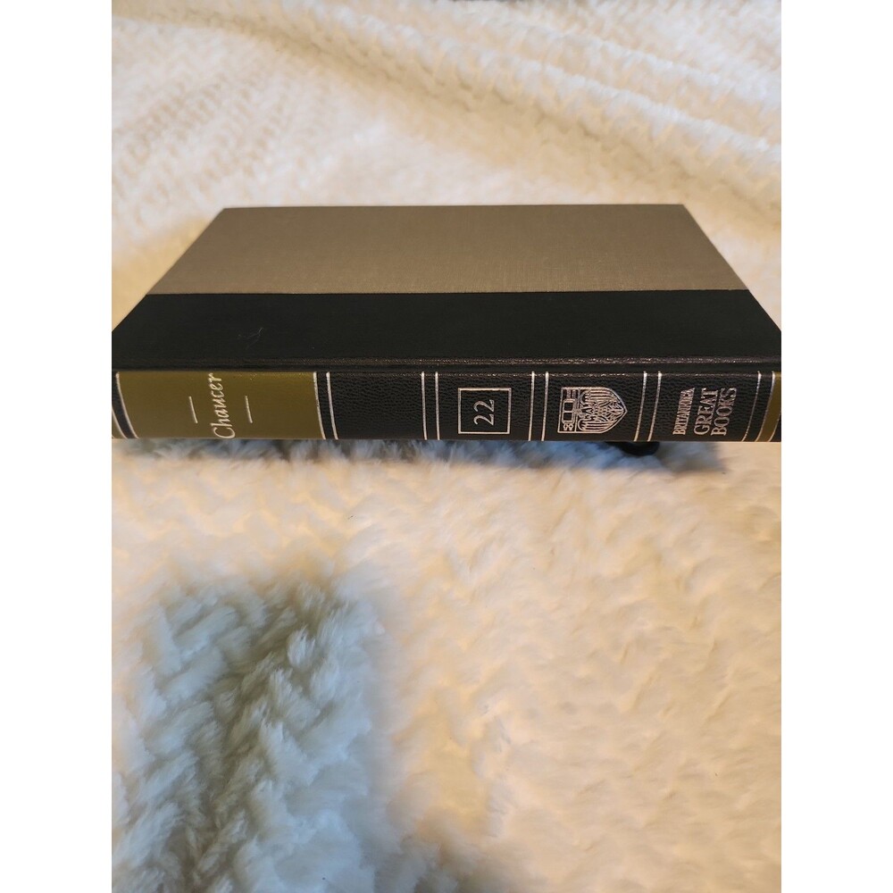 Britannica Great Books, Volume 22 - Chaucer, Hardcover 1952